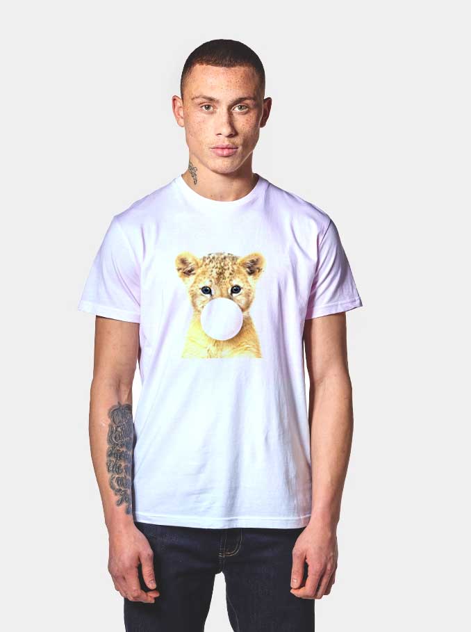 Baby Lion Bubblegum T Shirt