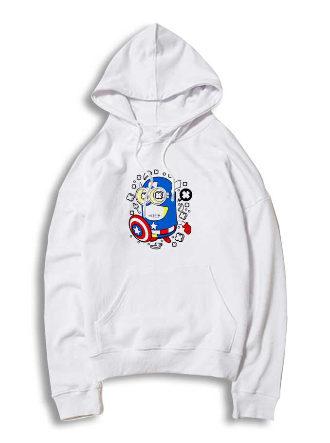 Captain Minion America Pop Art Hoodie