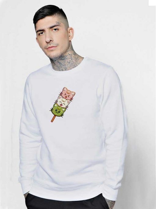 Cute Dango Cat Skewer Sweatshirt