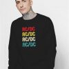 Retro Wordmark ACDC Quote Logo Sweatshirt