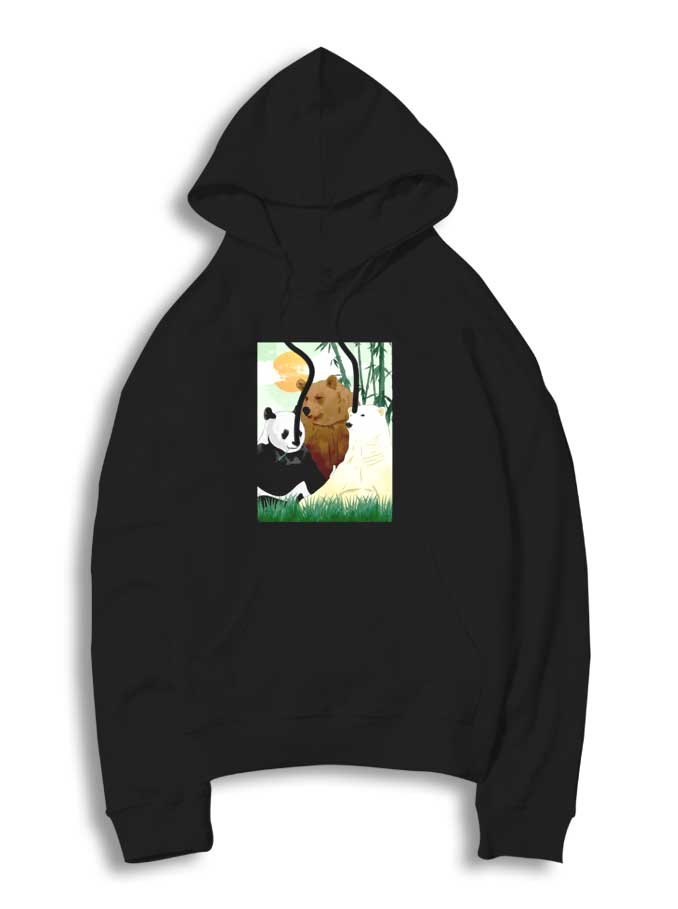 We Bare Bears Realistic Hoodie