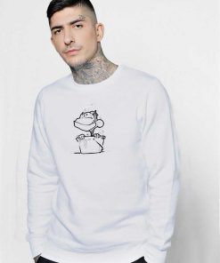 Bathtub Monkey Bubble Sweatshirt