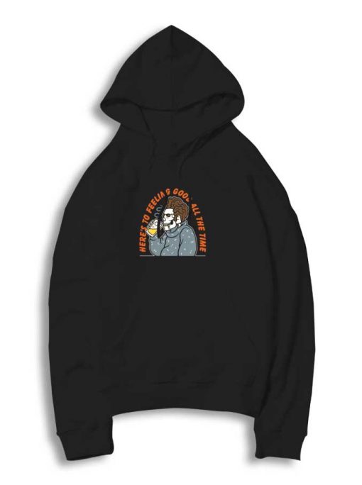 Feeling Good Skeleton Beer Hoodie