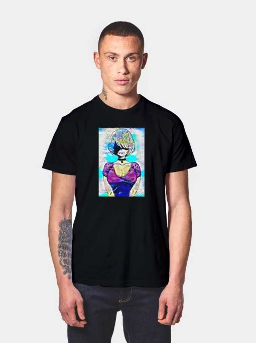 Graffiti Style 2B Anime Sexy Girl T Shirt