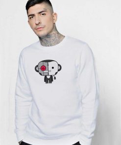 Half Robot Half Monkey Sweatshirt
