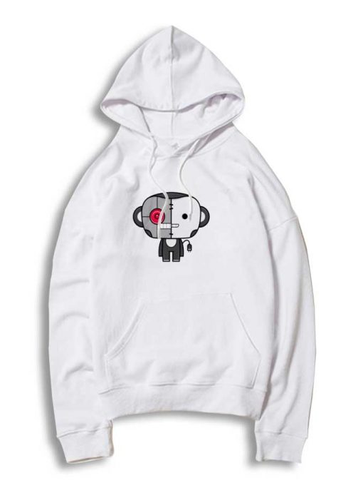 Half Robot Half Monkey Hoodie