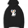 Heart Prismatic Monkey Hoodie