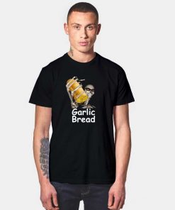 Mister Skeleton And Garlic Bread T Shirt