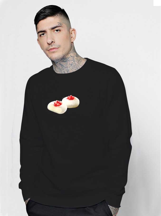 Mochi Red Bean Realistic Sweatshirt