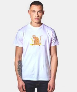 Monkey Banana Skater T Shirt