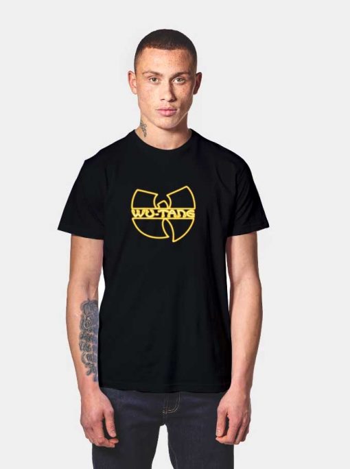 Neon Retro Wu Tang Logo T Shirt