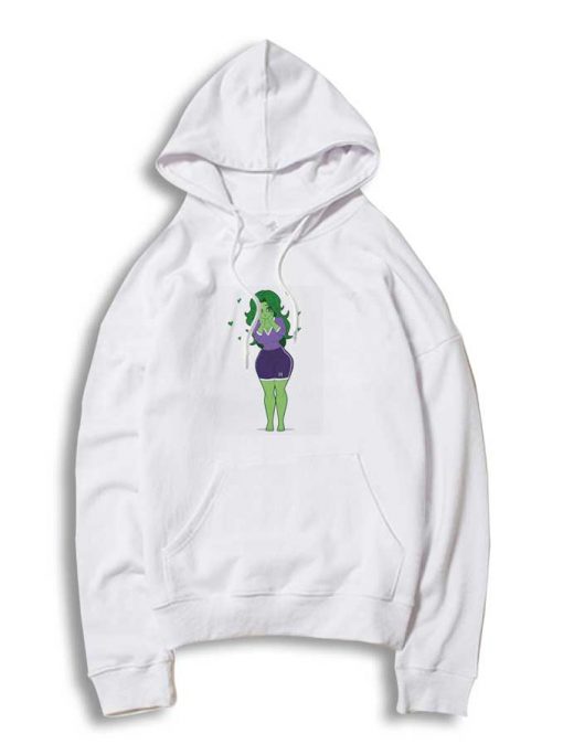 She Hulk Cute Lovey Heart Hoodie