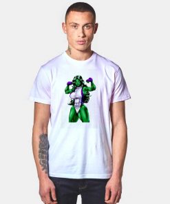 She Is Green Hulk Muscle Flex T Shirt