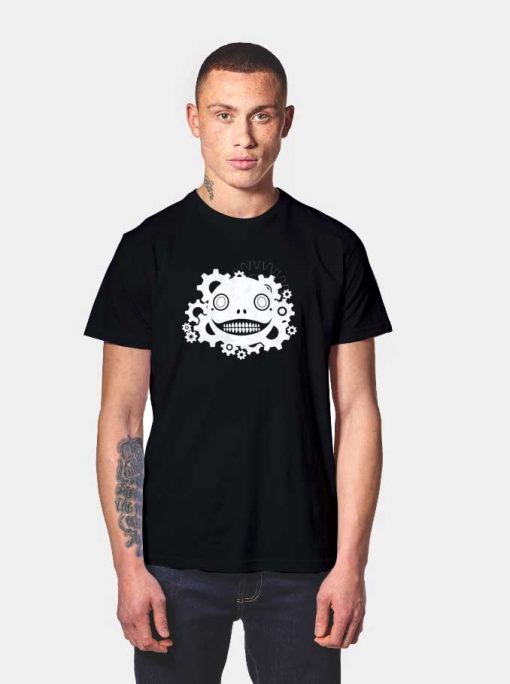 Smiling Emil Gears Evil T Shirt