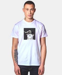 Spooky Purr Skeleton Hand T Shirt