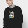 Stay Positive In Shark Mouth Sweatshirt