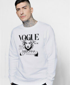 80’S Madonna Vogue Short Sleeve Sweatshirt