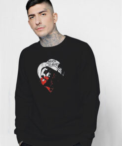 Alice Cooper Top Hat Red And White Sweatshirt