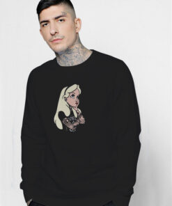 Alice In Wonderland Punk Tattoos Sweatshirt