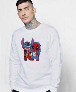 Baby Stitch And Deadpool Is Friends Sweatshirt