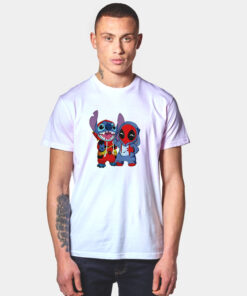 Baby Stitch And Deadpool Is Friends T Shirt