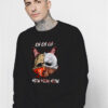 Ch Ch Ch Meow Meow Meow Cat Horror Movie Sweatshirt