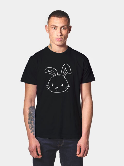 Cute Bunny Face Easter Day T Shirt