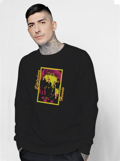 Exploding Hearts Guitar Romantic Sweatshirt