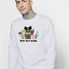 Funny Best Day Ever Baby Yoda Star Wars Sweatshirt
