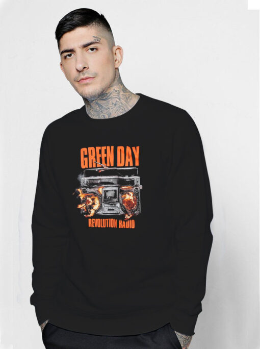 Green Day Revolution Radio Album Sweatshirt