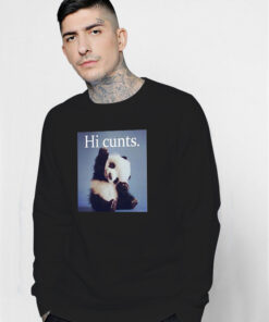 Hi Cunt Panda Sweatshirt