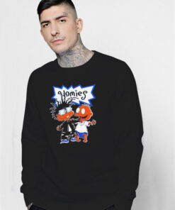 Homies Rugrats Match Jordan 5 Retro Racer Blue Sweatshirt