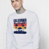 Huntington Beach California Vacation Ocean Palm Sweatshirt