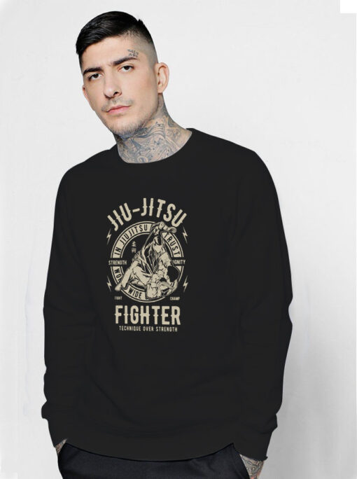 Jiu Jitsu Fighter Mixed Martial Arts MMA Sweatshirt