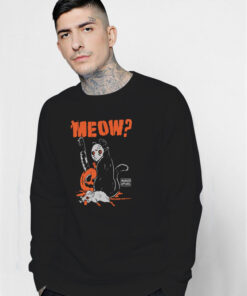 Killer Cat Meow Halloween Sweatshirt