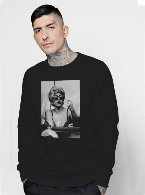 Lady Gaga Middle Finger Retro Sweatshirt