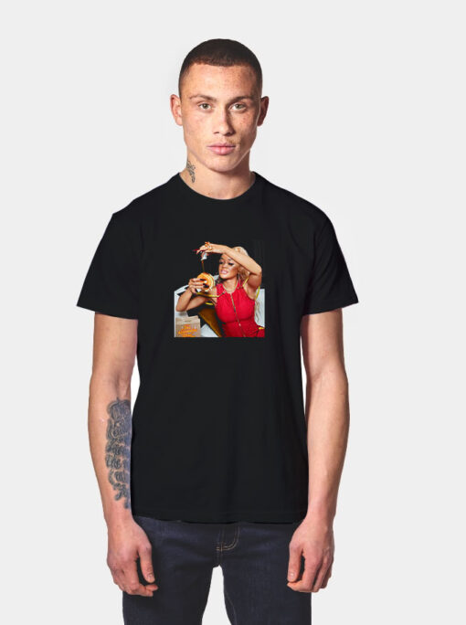 McDonald's Saweetie in Latest Celeb Meal T Shirt