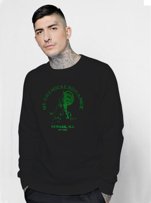 My Chemical Romance Haunted Castle Glow In The Dark Sweatshirt