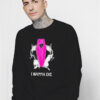 Nessa Barrett Mesh I Wanna Die Sweatshirt