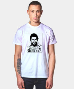 Pablo Escobar Mugshot Art Love Logo T Shirt