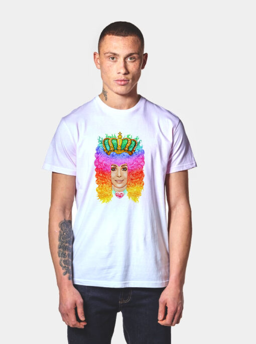 Rainbow Hair Cherilyn Sarkisian T Shirt
