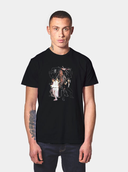 Star Wars Chewbacca Princess Leia Han Solo Movie T Shirt