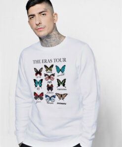 The Eras Tour 10 Butterfly Vintage The Eras Tour 2023 Sweatshirt