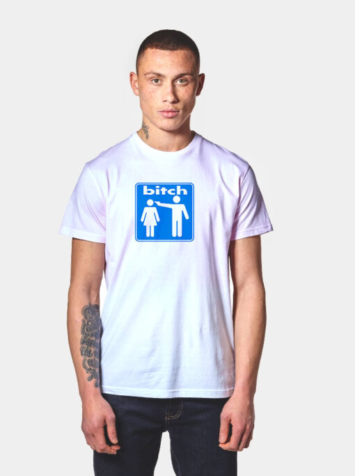 Bitch Skateboard Logo T Shirt