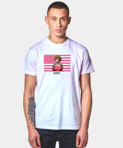 Ice Spice Pink American Flag T Shirt