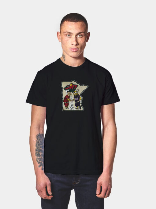 Minnesota Mascot Hand Shake T Shirt