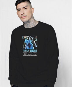 70 Years Of 1954 2024 Godzilla Thank You For The Memories Sweatshirt