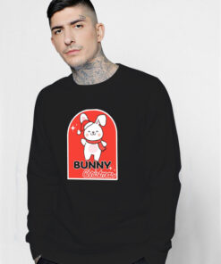 Baby Bunny Christmas Illustration Sweatshirt