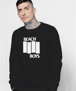 Beach Boys Black Flag Logo Parody Sweatshirt