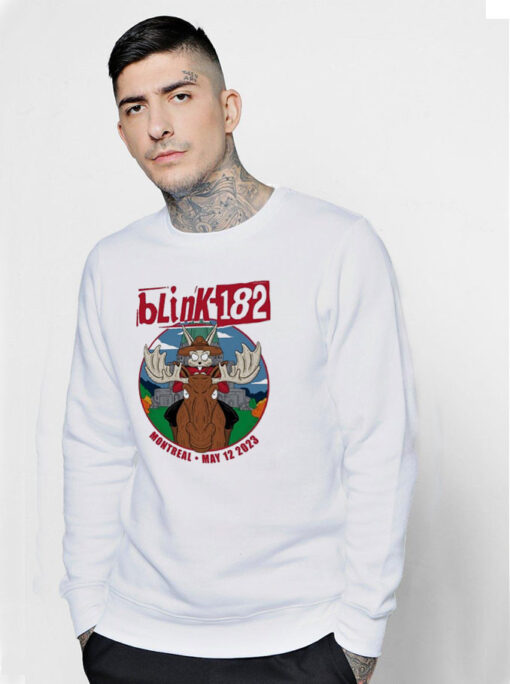 Blink 182 May 12 2023 Montreal Sweatshirt